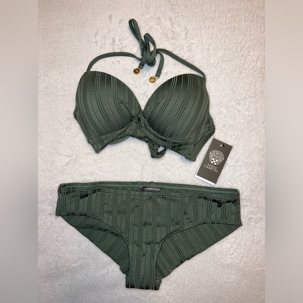 Vince Camuto Green Bikini